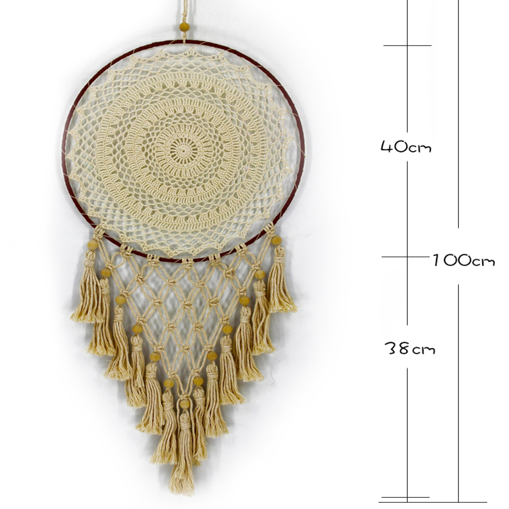 Extra-large dreamcatcher Lace dreamcatcher