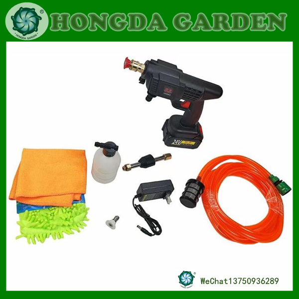 24V家用洗车机锂电高压洗车工具便携无线小型洗车用品详情图2