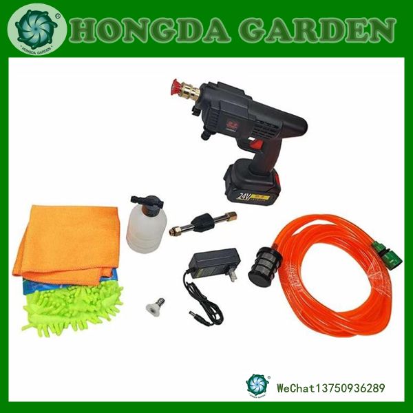 24V家用洗车机锂电高压洗车工具便携无线小型洗车用品