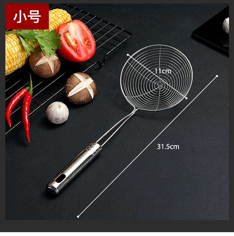 不锈钢漏勺线漏家用厨房油炸油捞