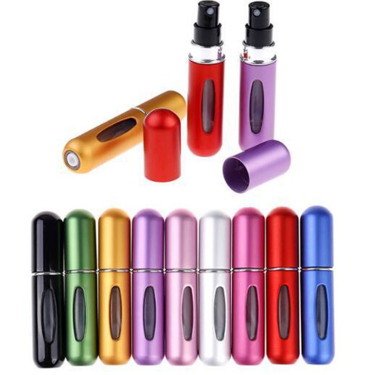 Portable perfume dispenser bottle from the pump refill spray bottle