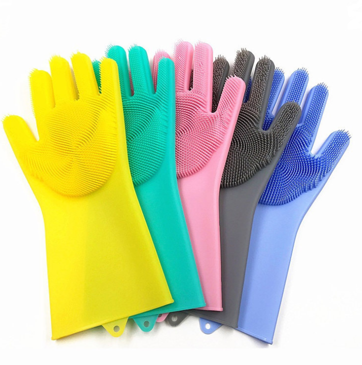 Silicone dishwashing gloves detail image 3