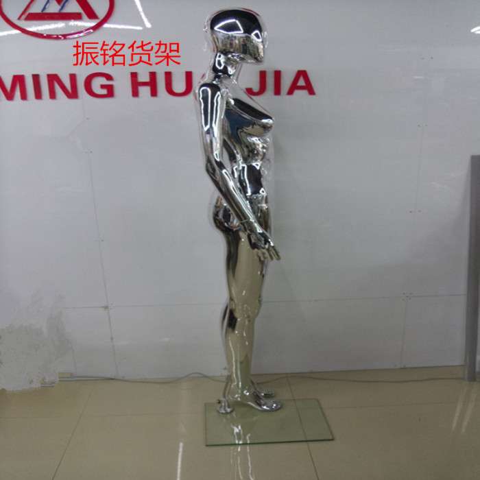 亮光模特亮银模特女模特产品图