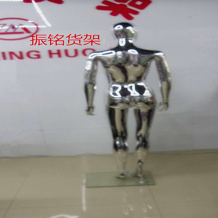 亮光模特亮银模特女模特细节图