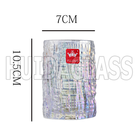 义乌好货惠达玻璃高质量超白玻璃杯树皮矮杯