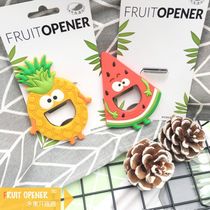 Bottle opener refrigerator sticker