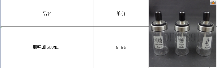 DF99891 调料瓶带勺 勺盖一体调料罐 厨房调味罐玻璃调料瓶带油刷小油壶硅胶圈调料盒DF Trading House详情4