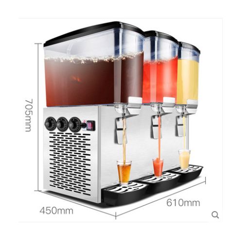 Demas Beverage machine Commercial hot and cold beverage machine Spray type automatic beverage machine juice machine three cylinders thumbnail