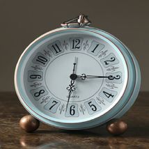 北欧创意闹钟个性简约美式钟表卧室桌面时钟现代床头静音台钟