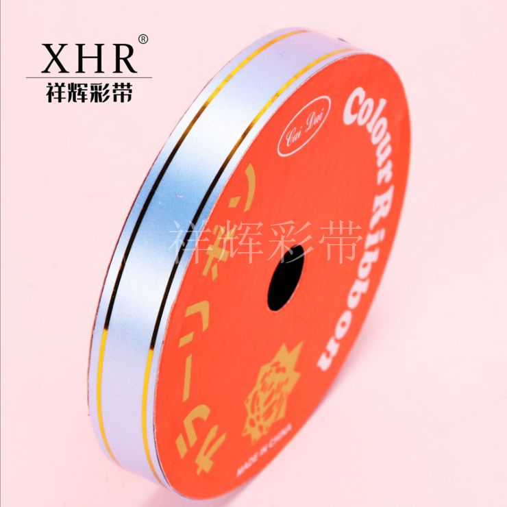 Цветочные ленты с золотым краем на XHR 1.6 см, распродажа от производителя свадебных подарков 1,6 см / 10Y Application Scenario