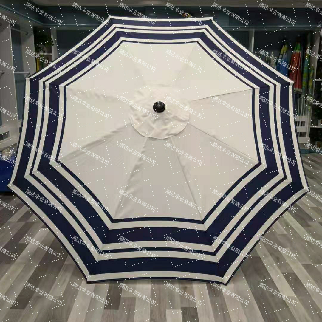 SD umbrella Factory direct sale polyester fabric garden umbrella tube with hand crank