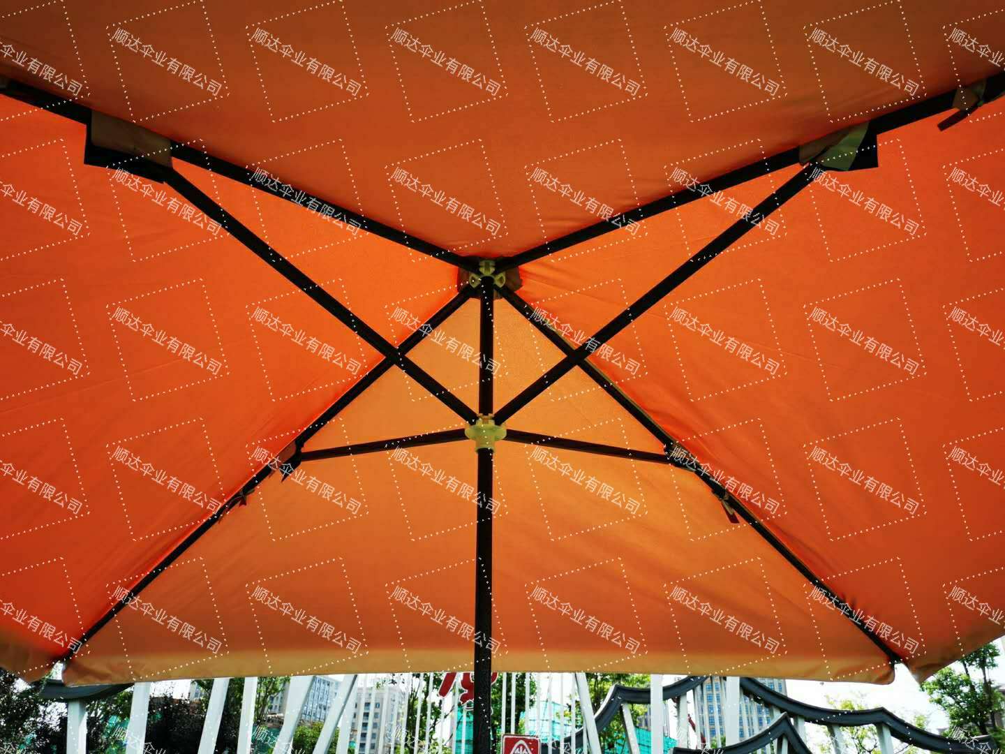 Factory direct sales of outdoor sunshades, street umbrellas, square sun umbrellas, large square umbrellas, and 3-meter street umbrellas detail image 6