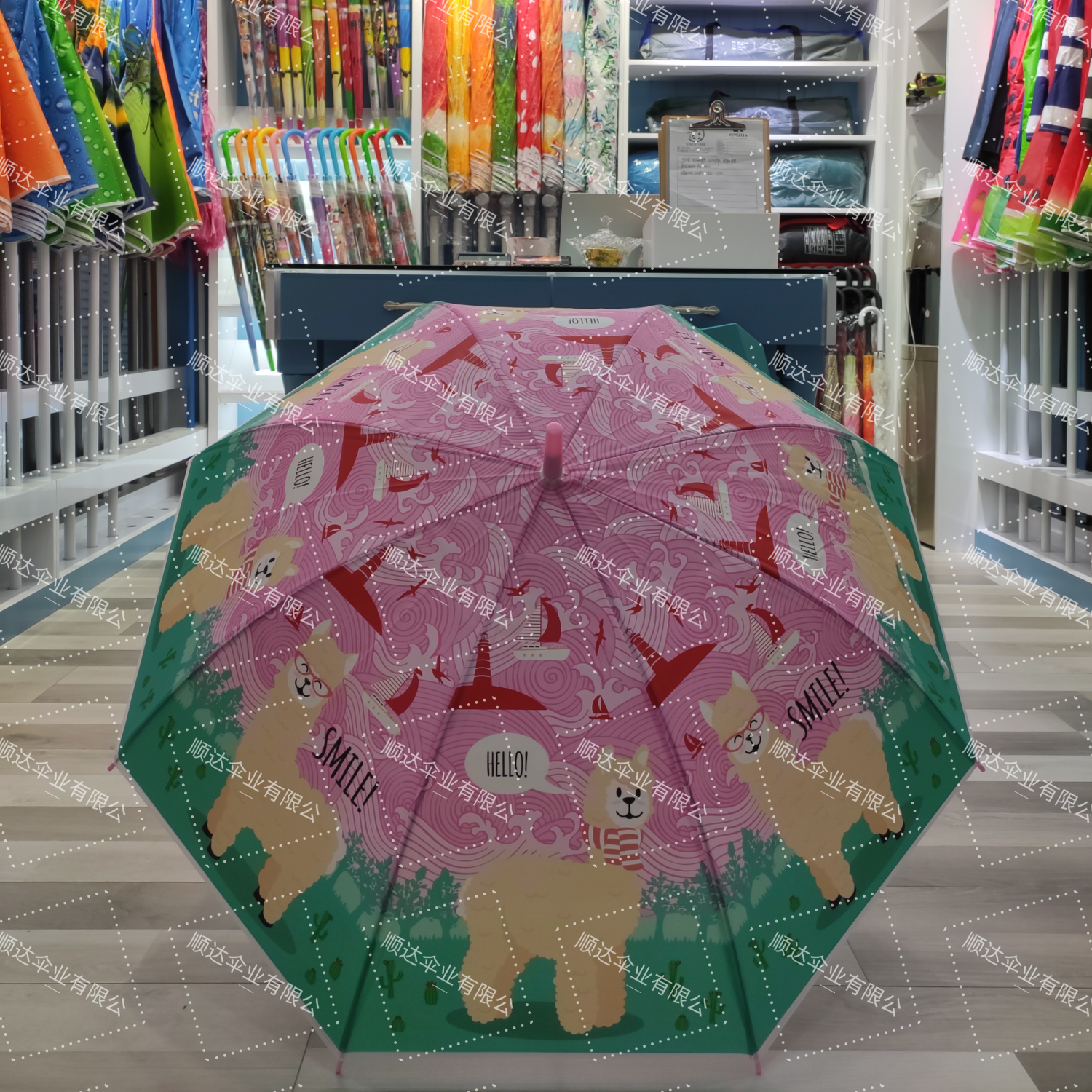 SD umbrella exports thickened eco-friendly umbrellas for various animals to Europe