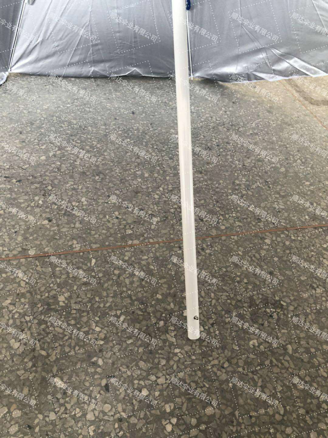 Factory direct sales of silver gel sun protection outdoor large umbrellas, sunshades, sun umbrellas, special for street vendors, large quantities in stock Item Picture