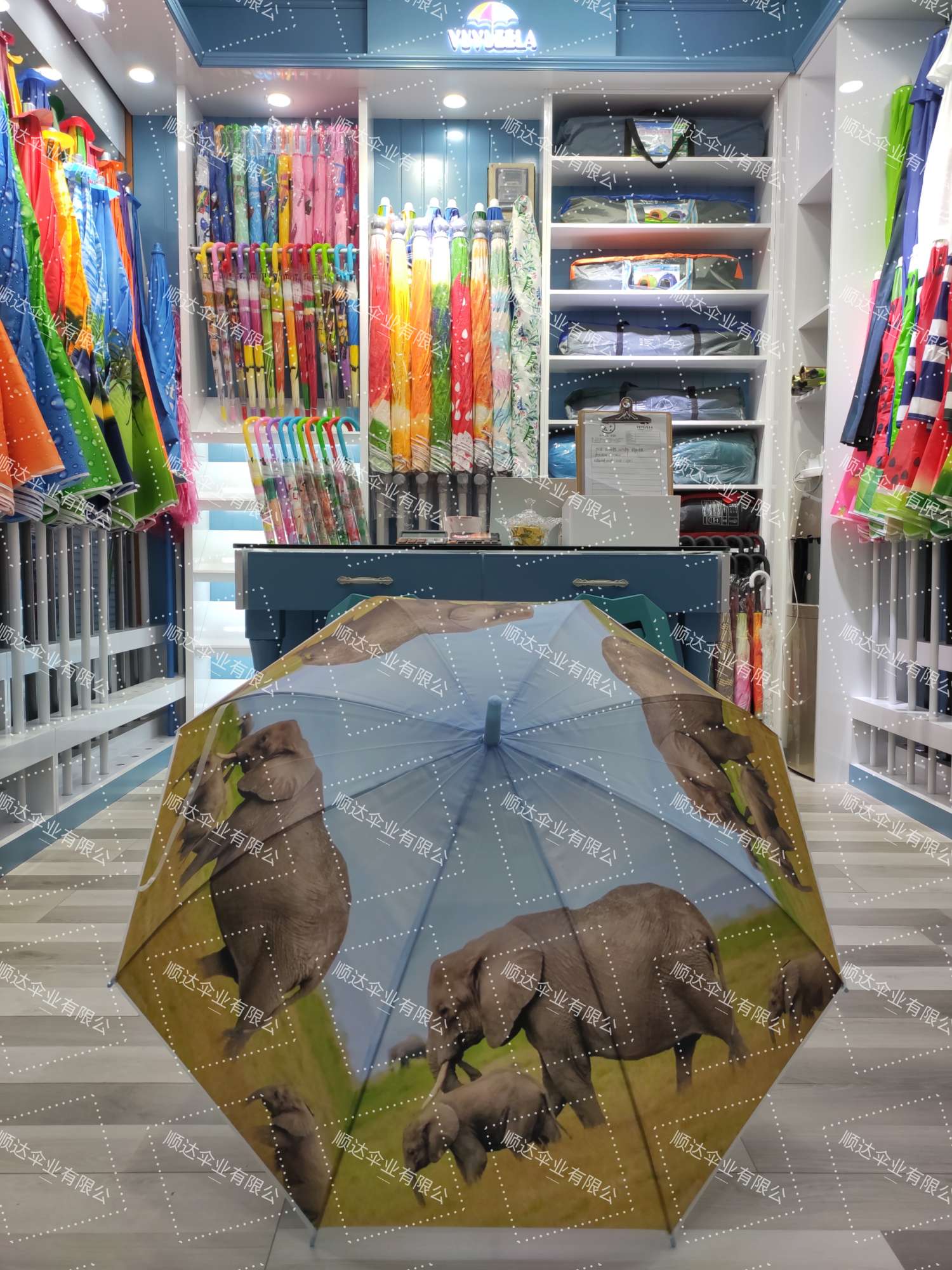 SD umbrella exports thickened eco-friendly umbrellas for various animals to Europe detail image 5