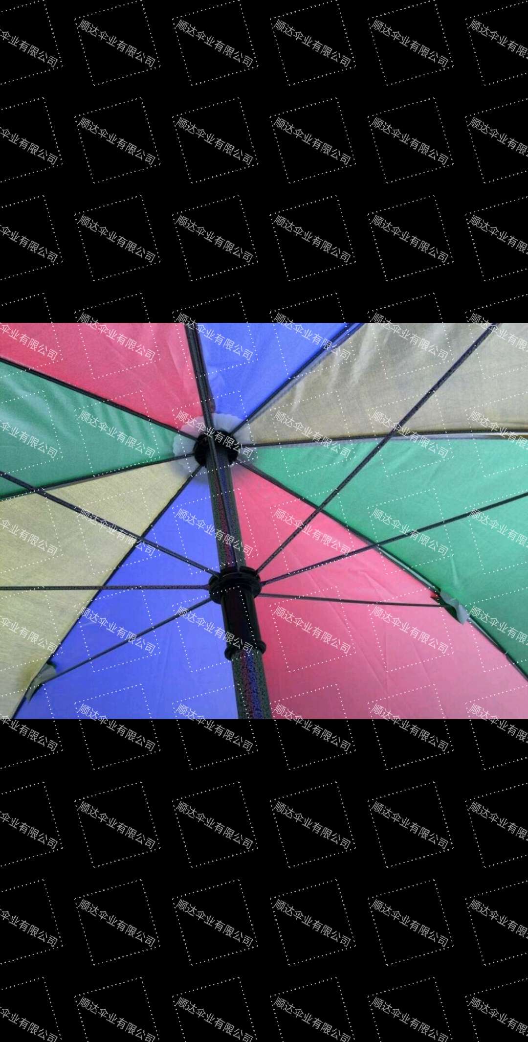 Rainbow beach umbrellas, windproof umbrellas, outdoor sun umbrellas, advertising umbrellas, sunshade umbrellas Application Scenario