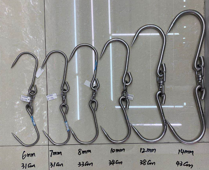 304 Stainless Steel Meat Hook Single Hook Double Hook details Picture