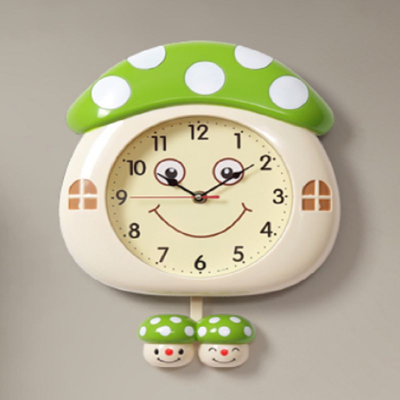 卡通可爱挂钟客厅卧室儿童房时尚时钟家用钟表创意图