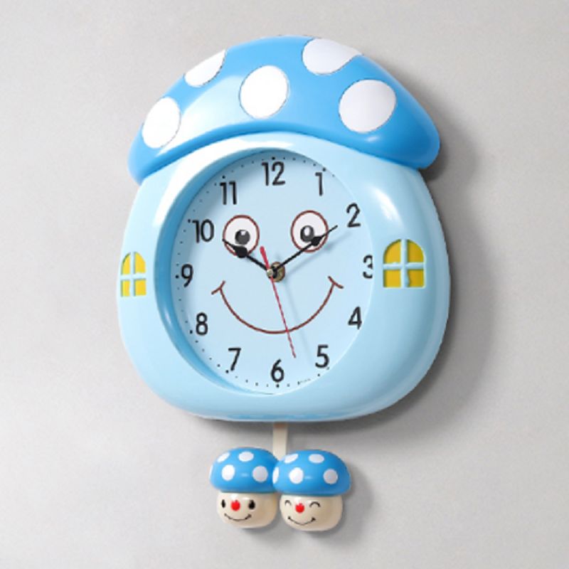 卡通可爱挂钟客厅卧室儿童房时尚时钟家用钟表创意产品图