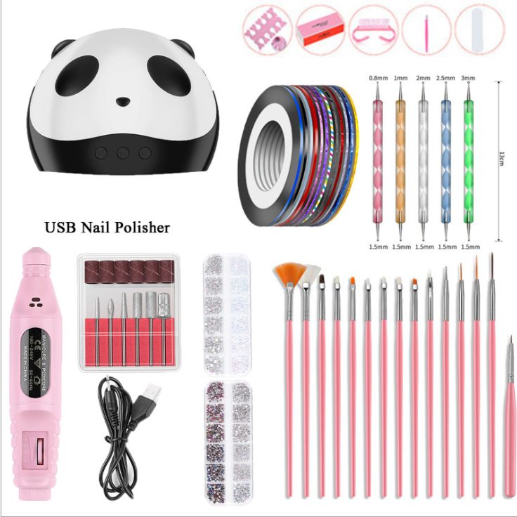 Nail art tool set