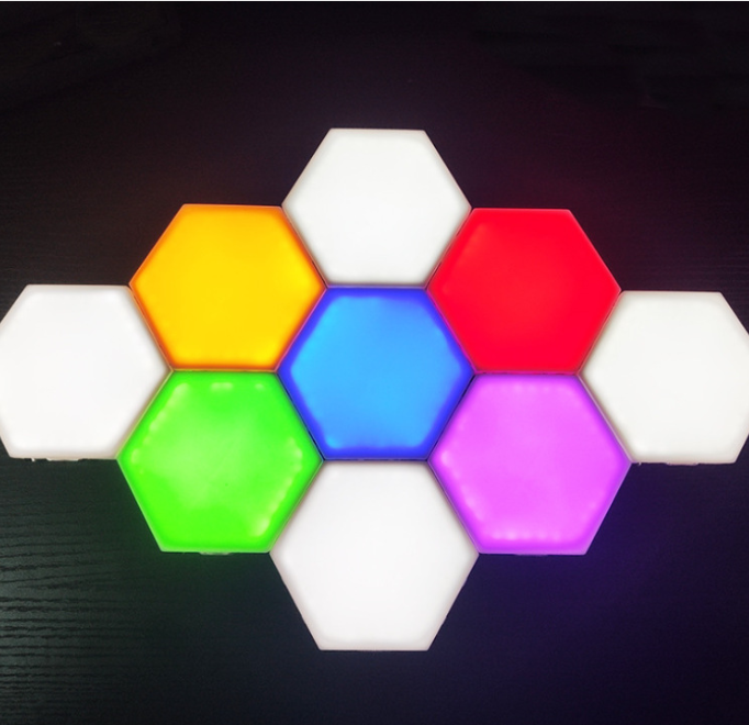 LED vibrating touch quantum lamp creative wall lamp detail image 4