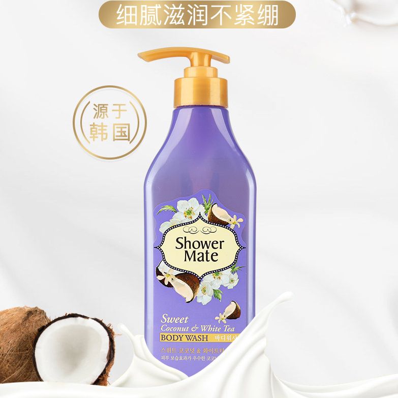 浙里 爱敬 椰子白茶沐浴液