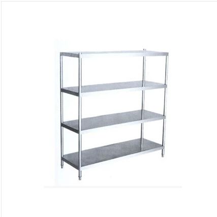 1.5米不锈钢四层平板菜架 加厚储物架 组装菜架