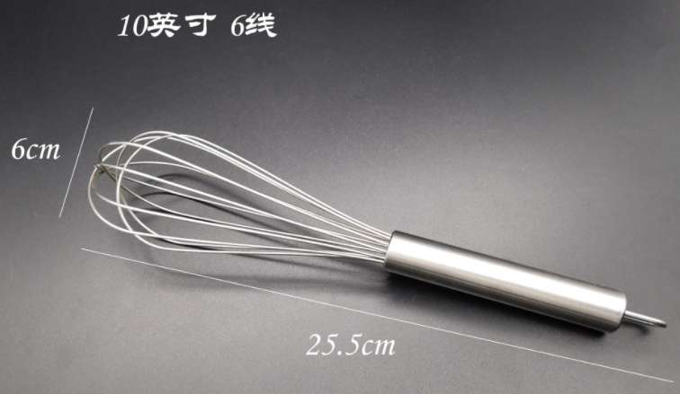 烘焙工具不锈钢手动打蛋器 手持家用鸡蛋搅拌器厨房小工具搅蛋器
粗管打蛋器细节图