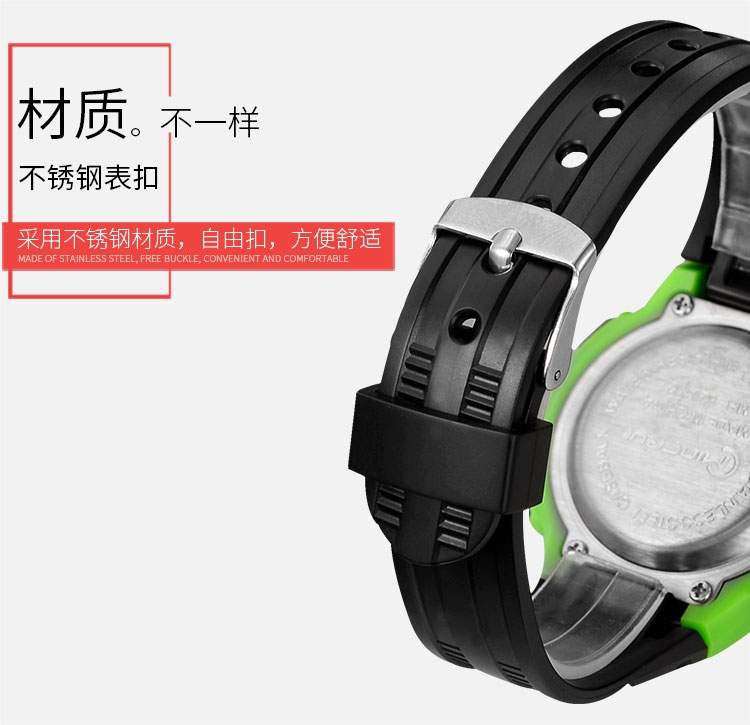 Waterproof sports electronic watch, student fashion watch 8201 detail image 9