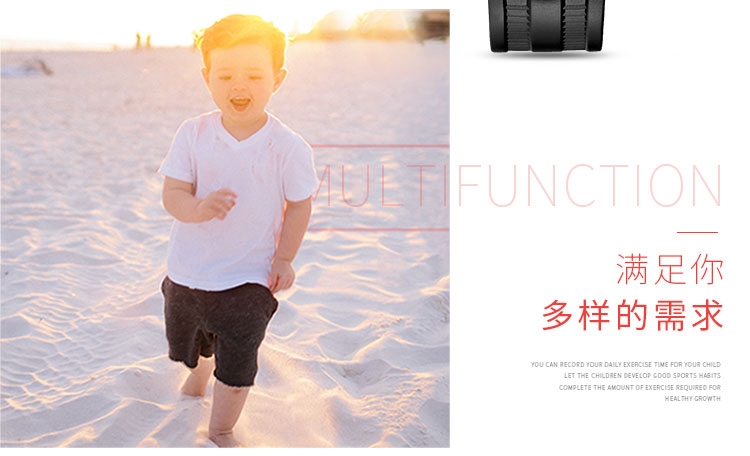Waterproof sports electronic watch, student fashion watch 8201 detail image 1