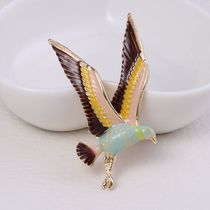 Manufacturer's direct selling dove brooch with dripping oil