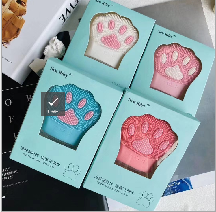 猫爪电动硅胶洁面仪详情图4