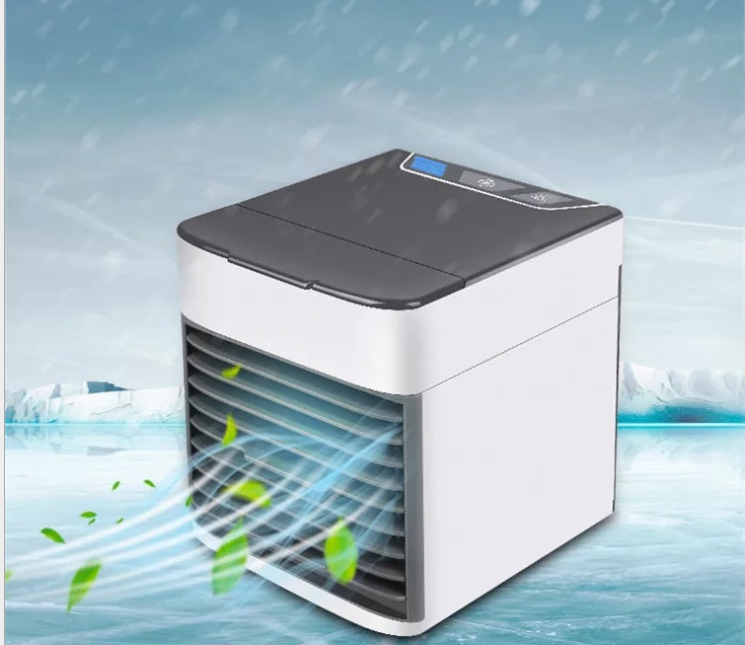 USB迷你家用桌面冷风机小型便携加湿降温详情图5