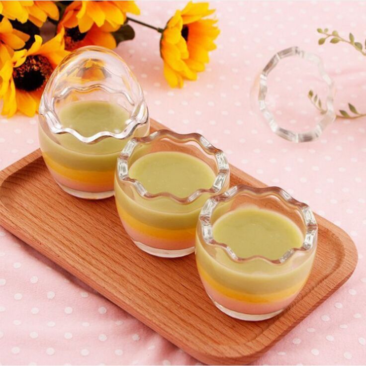 Thermoproof baking bottle Ice cream mousse cup jelly yogurt bottle