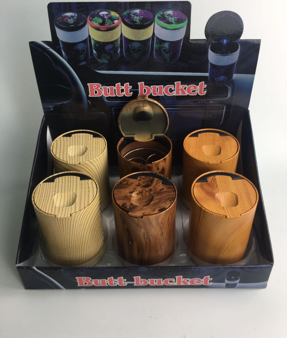 雪茄烟缸木纹详情图1