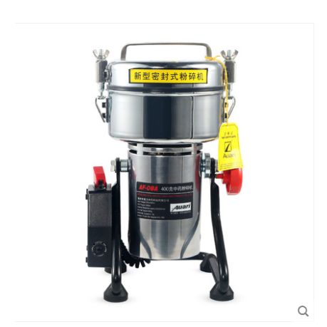 Ao Lijia with small Chinese medicine milling machine Panax Notoginseng medicinal material grinder ultrafine milling machine grain grinding machine rated power 1200W, sealed grinding, can play 400 grams