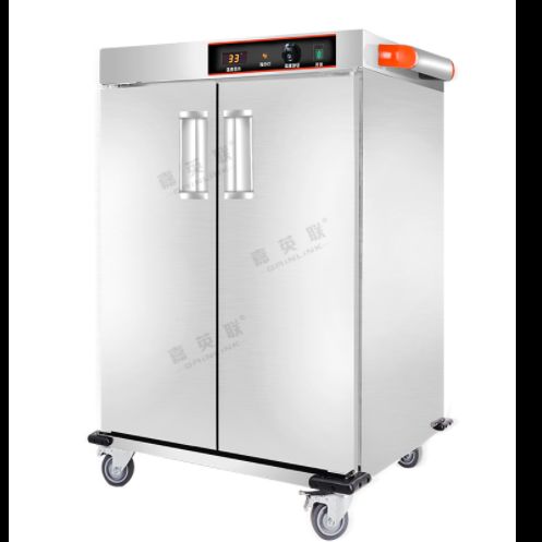 Jiayinglian thermal insulation food truck with a large capacity with a total height of 1.5 meters Month Center Hotel Hospital hand-pushed thermal insulation food truck