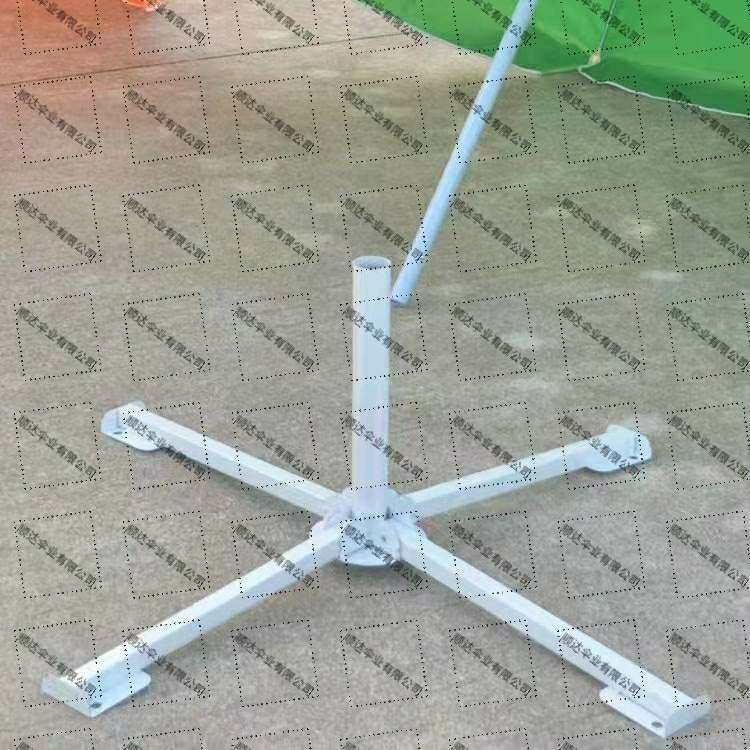 SDumbrella manufacturer supplies outdoor sun umbrella cross bases with holes, four-legged bases and folding cross bases Specification image