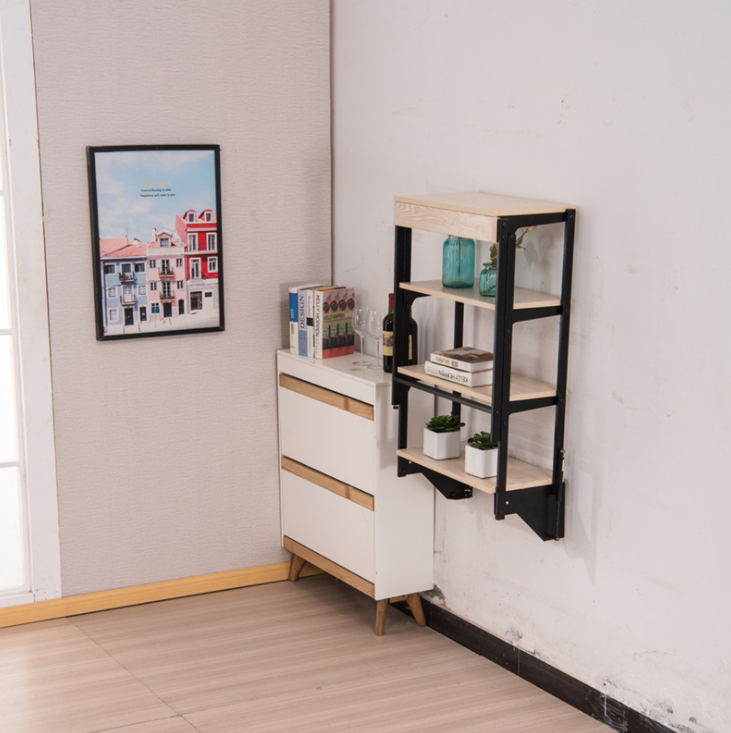 多用途折叠餐桌阳台悬挂花架详情图4