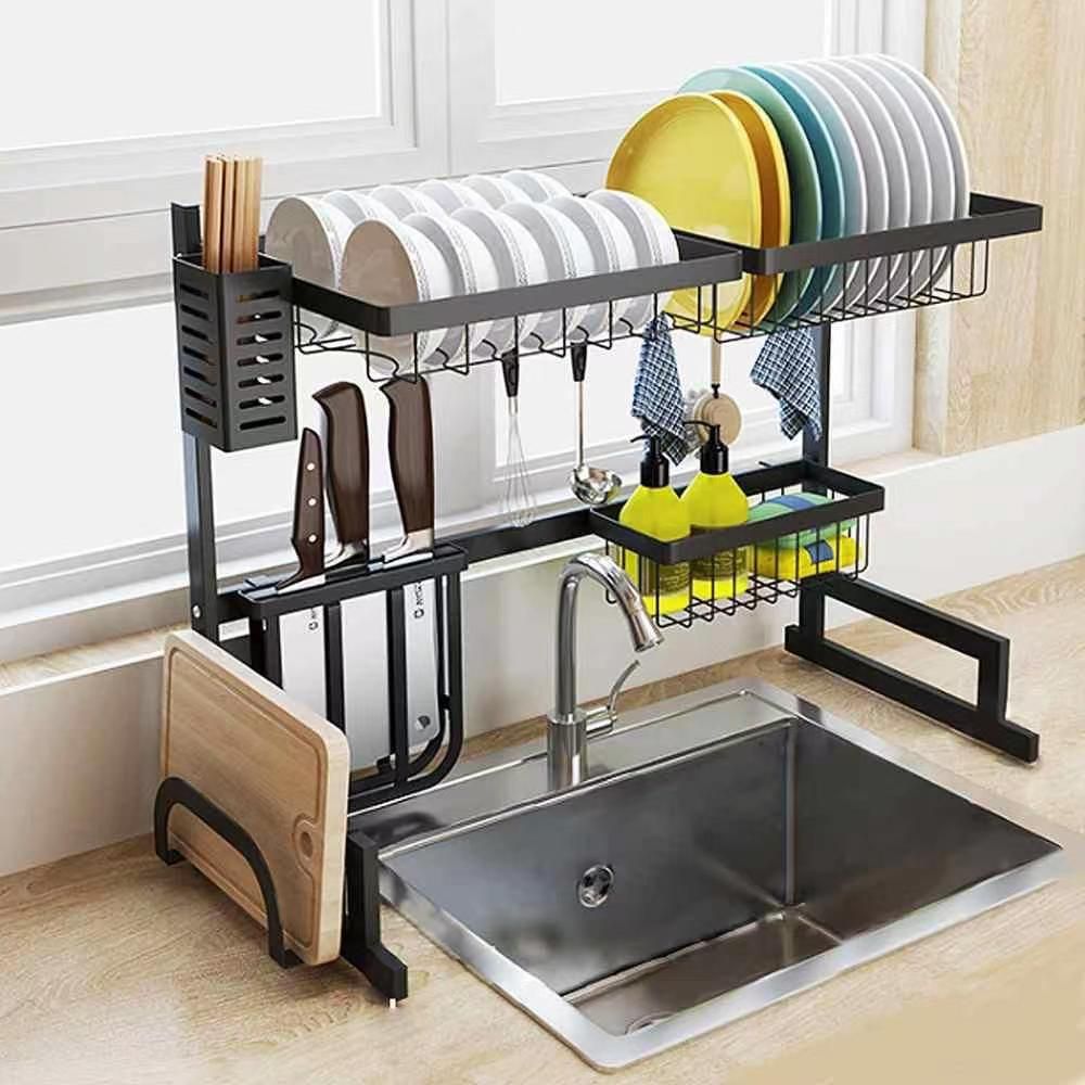 Kitchen sink shelving