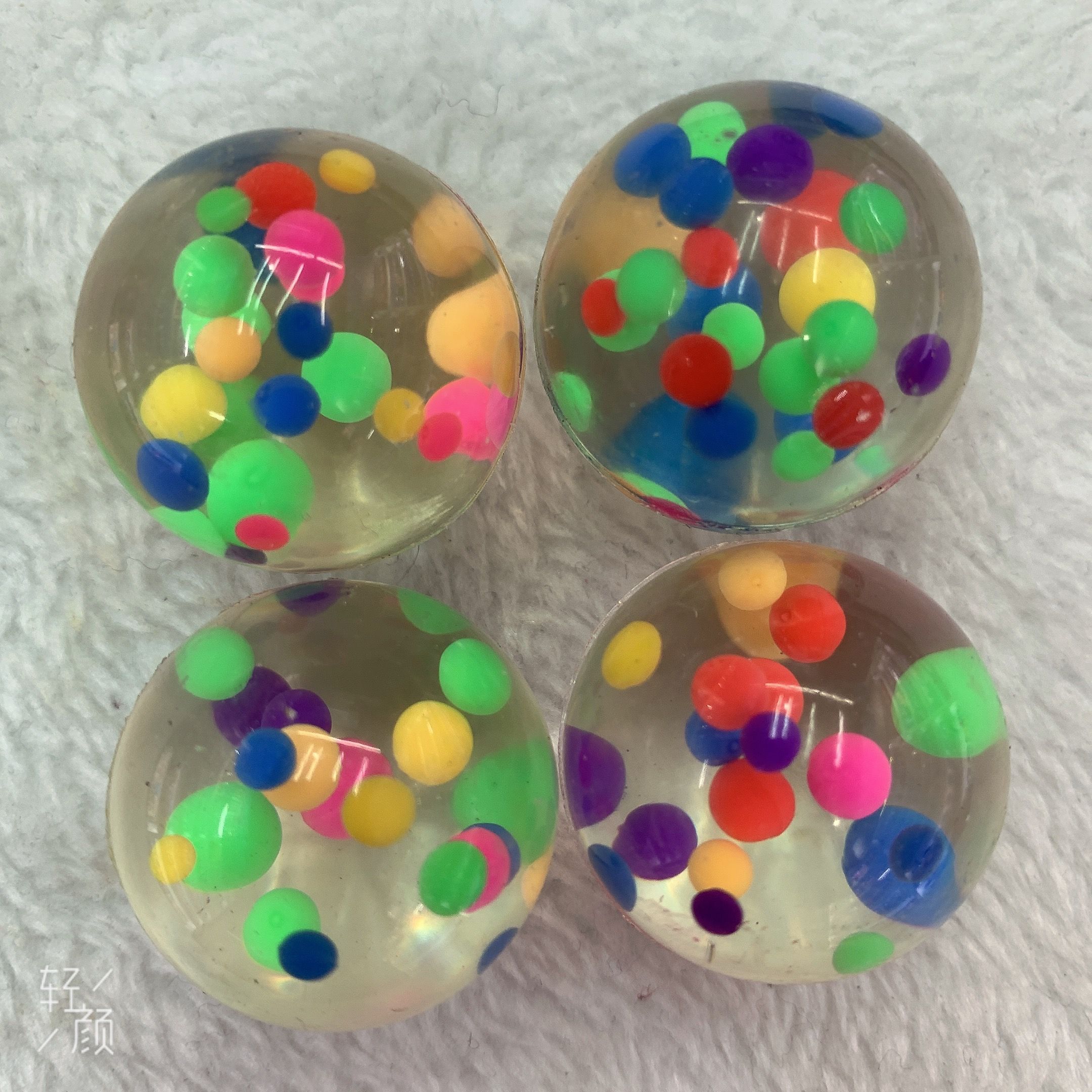 彩色果冻，新款动物篮球，新款小菊球