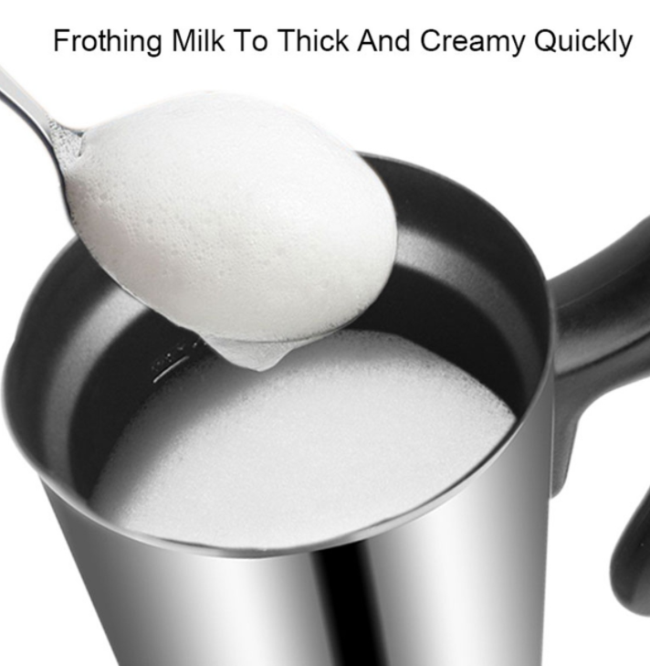 American standard 110V milk frother, fully automatic cold and hot coffee electric milk mixer detail image 3