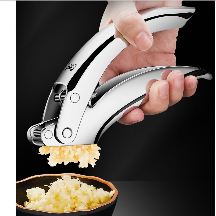 German ive garlic slime 304 stainless steel manual peeling garlic peeling home garlic paste machine stirring garlic stamping machine German brand 304 stainless steel to create ergonomic design