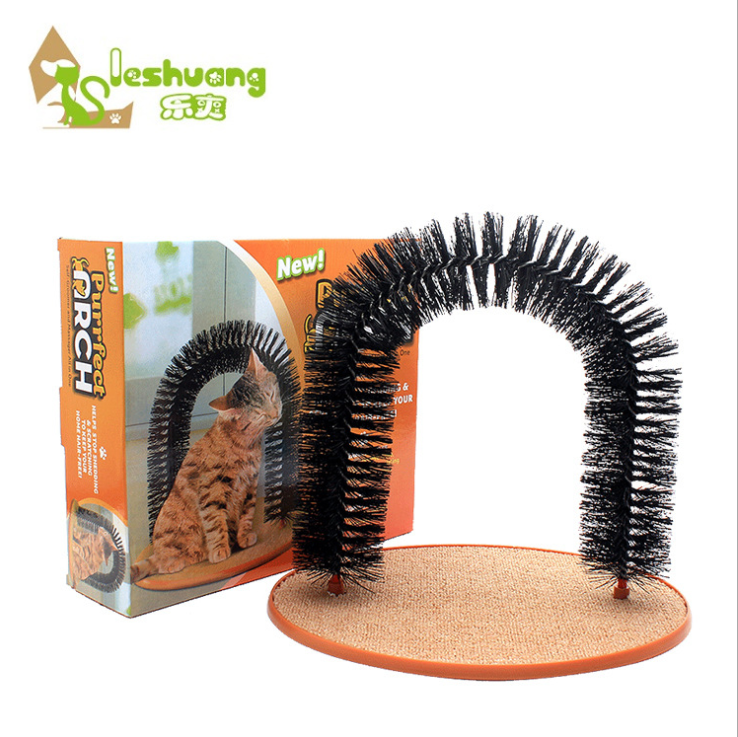 Self-service arched brush for pets detail image 1