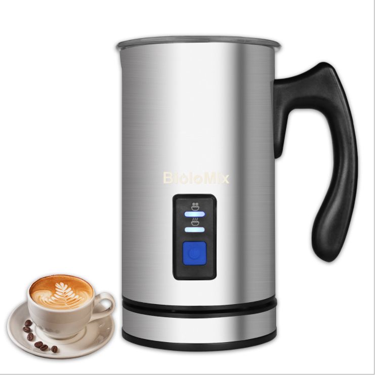 American standard 110V milk frother, fully automatic cold and hot coffee electric milk mixer