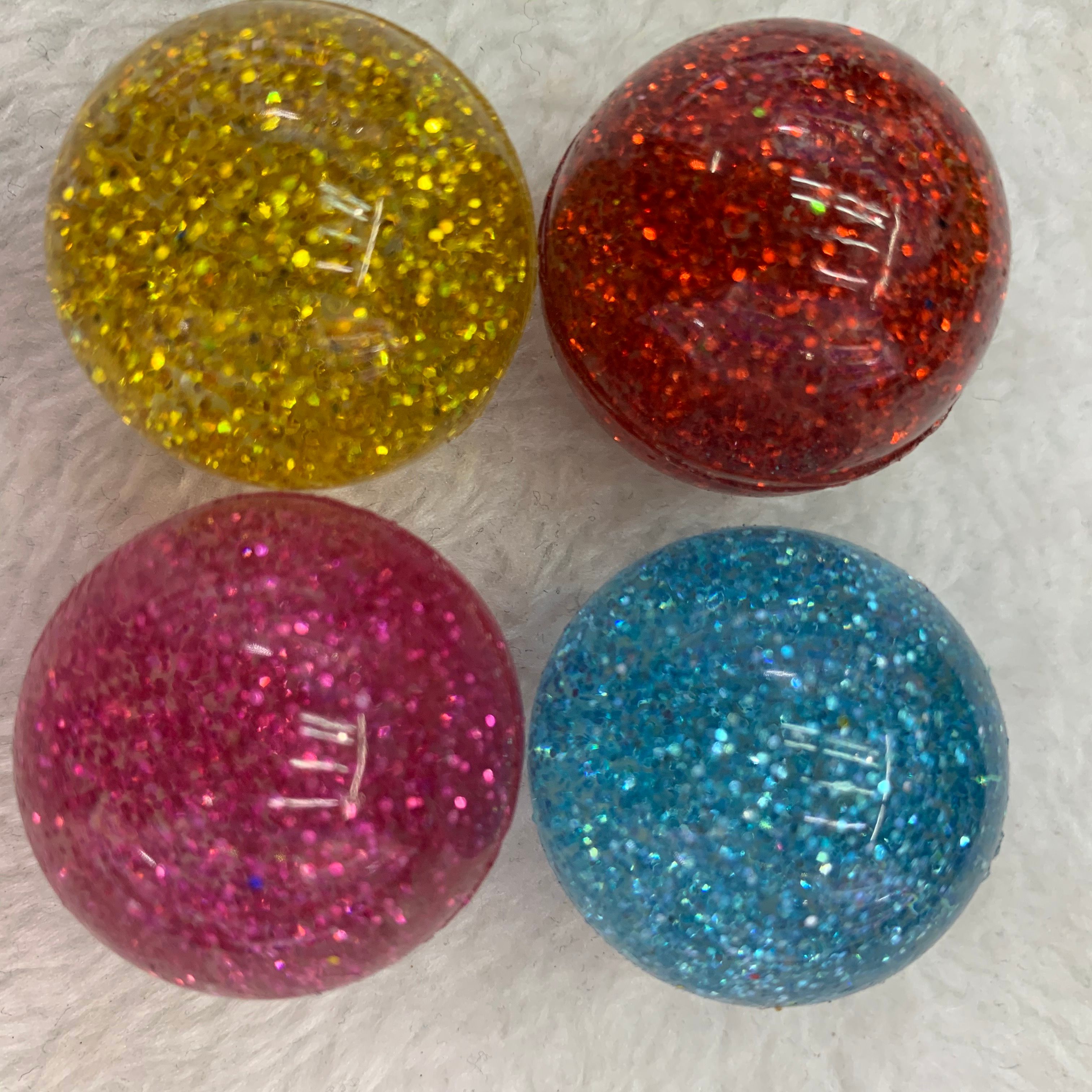 细粉球，透明彩云球，黄色表情脸球