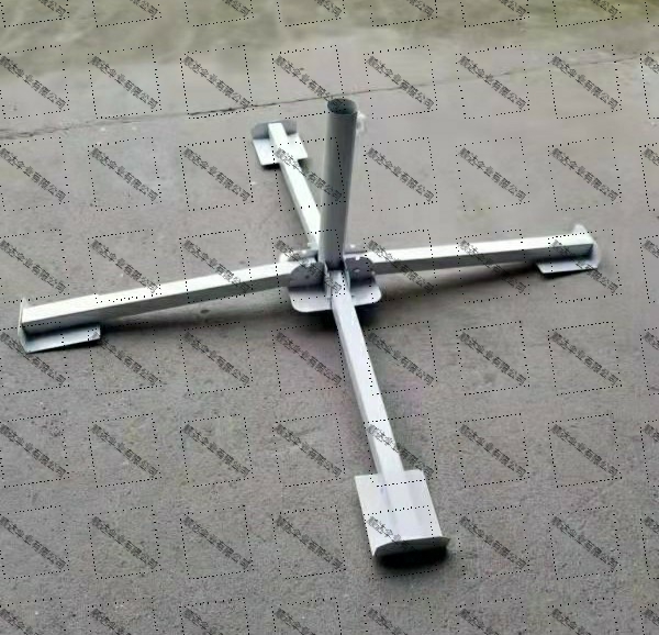 SDumbrella manufacturer supplies outdoor sun umbrella cross bases with holes, four-legged bases and folding cross bases detail image 6