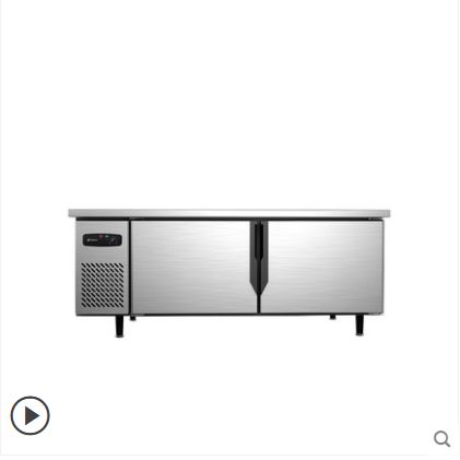 Yindu frozen workbench, commercial refrigerator, fresh-keeping cabinet, kitchen, milk tea shop flat cold operation table, workbench, freezer