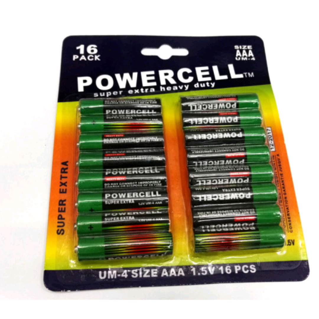 POWERCELL16粒卡7号电池 干电池图