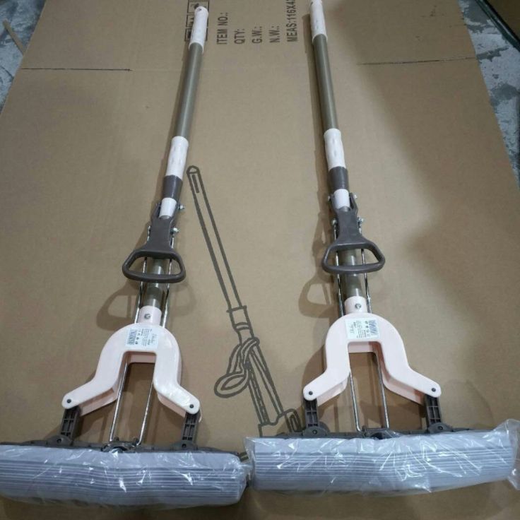 伸缩杆胶棉拖把